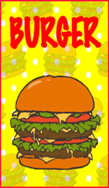 [LINE着せ替え] ハンバーガー Burger pop！！の画像1