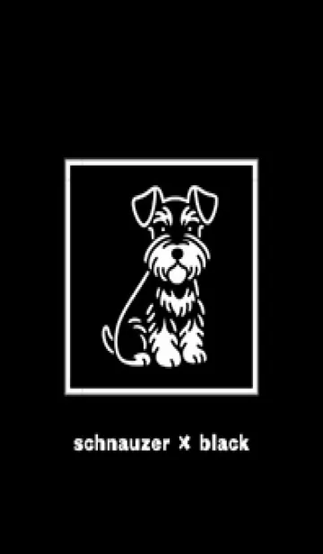 [LINE着せ替え] シュナウザー × ブラック 02の画像1