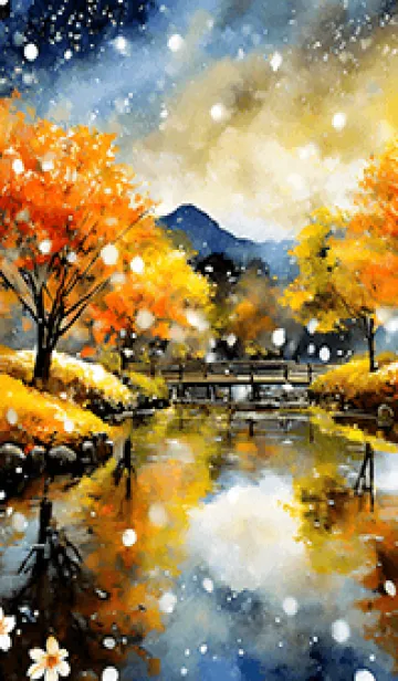 [LINE着せ替え] 優美な秋の風景の着せかえ(Autumn-140)の画像1