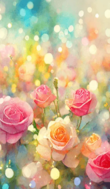 [LINE着せ替え] 薔薇(バラ)の花の着せかえ(8)の画像1