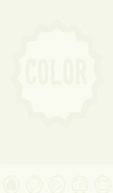 [LINE着せ替え] green color M83の画像1