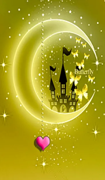 [LINE着せ替え] 【金運】幸運を呼び込む八蝶*192の画像1