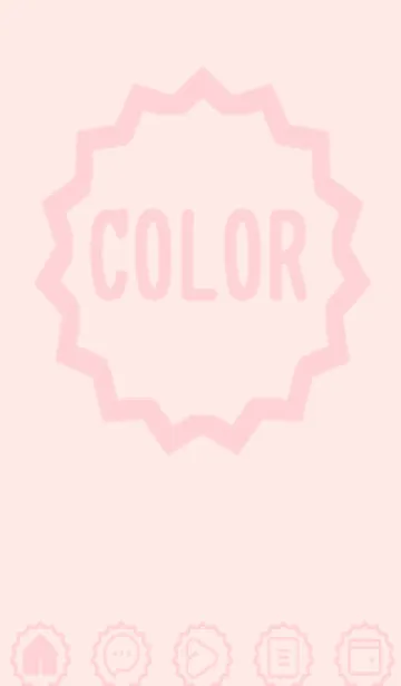 [LINE着せ替え] pink color M42の画像1