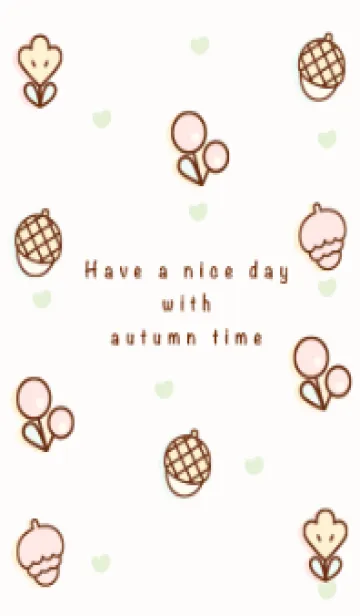 [LINE着せ替え] Happy pastel autumn time 16の画像1