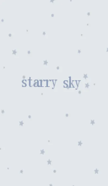 [LINE着せ替え] starry sky_bluegrayの画像1