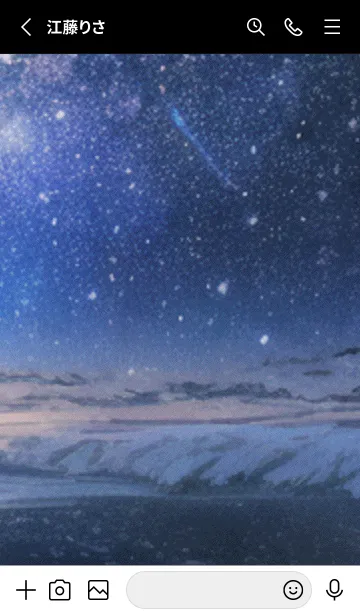 [LINE着せ替え] 秋の夜空#KaA315。の画像2