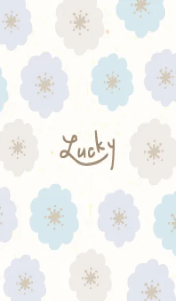 [LINE着せ替え] 北欧お花3カラフル28の画像1