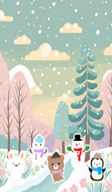 [LINE着せ替え] 可愛い北欧風着せかえ(Winter-22)の画像1