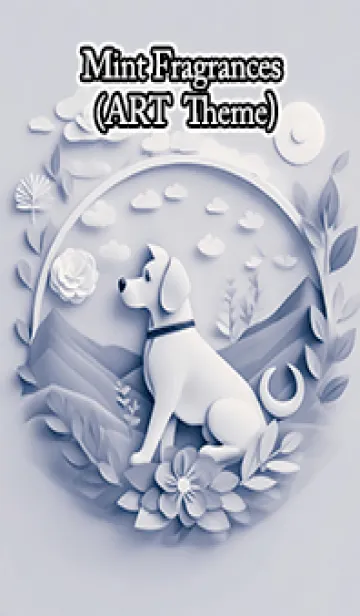 [LINE着せ替え] Mint Fragrance ART Theme1の画像1