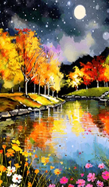 [LINE着せ替え] 優美な秋の風景の着せかえ(Autumn-152)の画像1