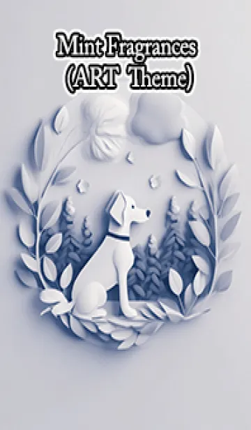 [LINE着せ替え] Mint Fragrance ART Theme12の画像1