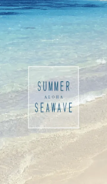 [LINE着せ替え] SUMMER-BLUE SEA WAVE 22の画像1