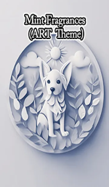 [LINE着せ替え] Mint Fragrance ART Theme9の画像1