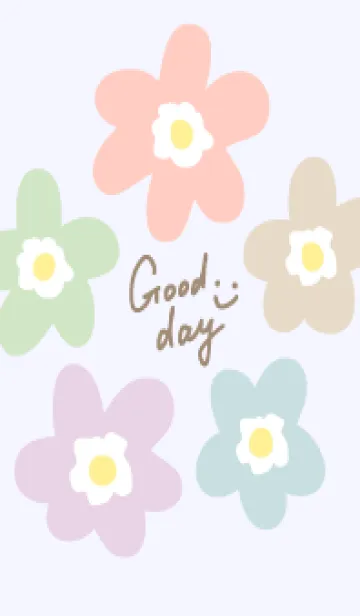 [LINE着せ替え] 北欧風 お花13の画像1