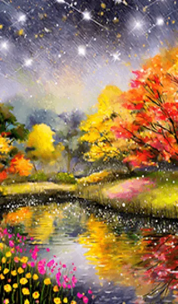 [LINE着せ替え] 優美な秋の風景の着せかえ(Autumn-157)の画像1