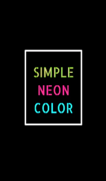 [LINE着せ替え] ネオン カラー アイコン 39の画像1