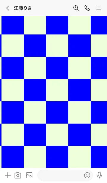 [LINE着せ替え] パステルグリーン3■ブルー.TKCの画像2