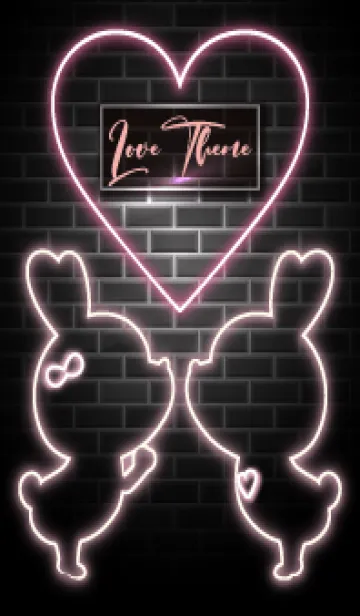 [LINE着せ替え] LOVE THEME -NEON- 26の画像1