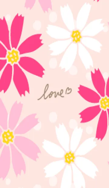 [LINE着せ替え] コスモス 可愛い26の画像1