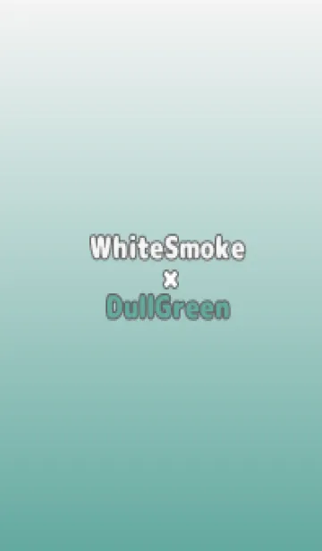 [LINE着せ替え] ホワイトスモーク★くすみグリーン.TKCの画像1