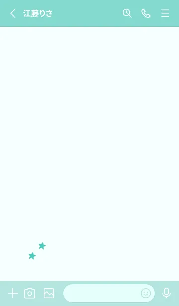 [LINE着せ替え] ねことお星さま(green46)の画像2