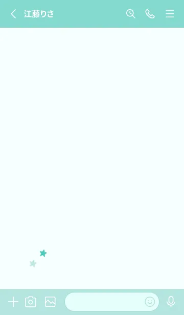 [LINE着せ替え] ねことお星さま(green47)の画像2