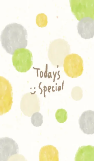 [LINE着せ替え] 水彩円 爽やか25の画像1