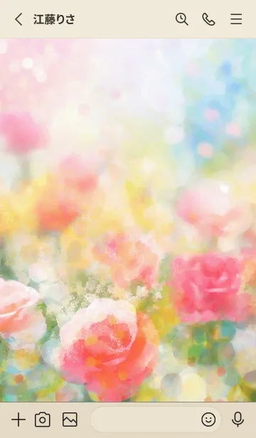 [LINE着せ替え] 薔薇(バラ)の花の着せかえ(34)の画像2