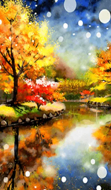 [LINE着せ替え] 優美な秋の風景の着せかえ(Autumn-155)の画像1