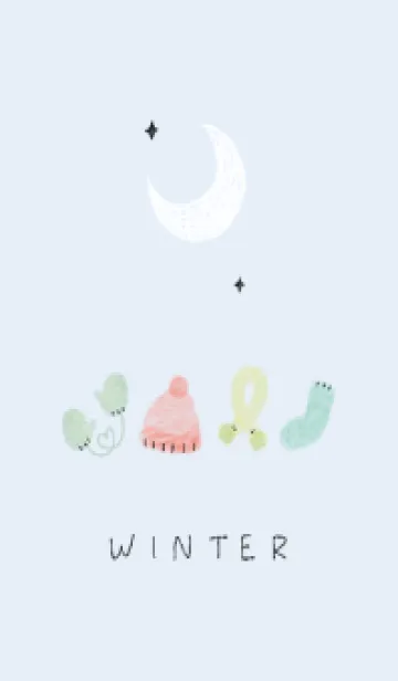 [LINE着せ替え] blue♡WINTER15_1の画像1