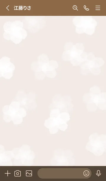 [LINE着せ替え] pinkbrown♡雪の花08_1の画像2