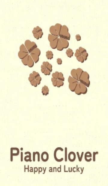 [LINE着せ替え] Piano clover シナモンの画像1