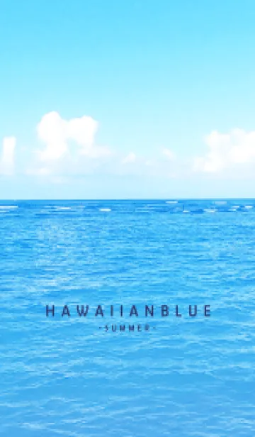 [LINE着せ替え] HAWAIIAN BLUE-SUMMER MEKYM 17の画像1