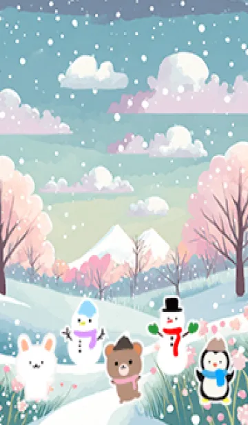 [LINE着せ替え] 可愛い北欧風着せかえ(Winter-27)の画像1