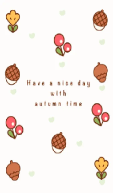 [LINE着せ替え] Happy autumn time 16の画像1