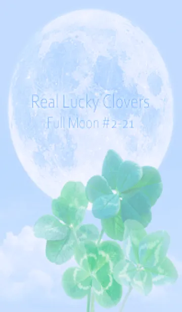 [LINE着せ替え] Real Lucky Clovers Full Moon #2-21の画像1