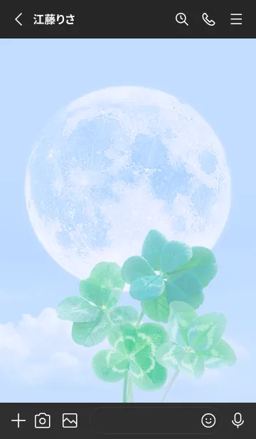 [LINE着せ替え] Real Lucky Clovers Full Moon #2-21の画像2