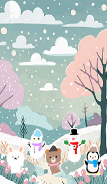 [LINE着せ替え] 可愛い北欧風着せかえ(Winter-36)の画像1