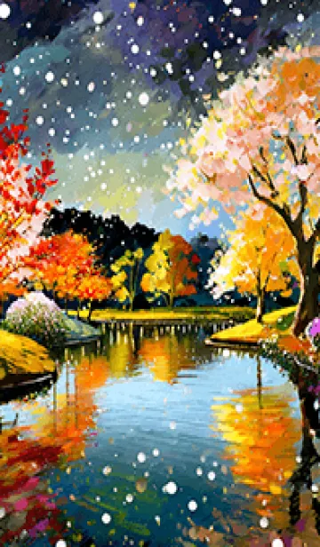 [LINE着せ替え] 優美な秋の風景の着せかえ(Autumn-181)の画像1