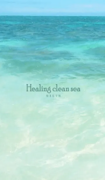 [LINE着せ替え] Healing clean sea 6の画像1