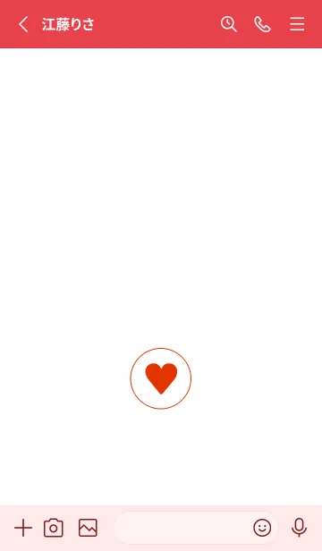 [LINE着せ替え] ミニ ハート♥59の画像2