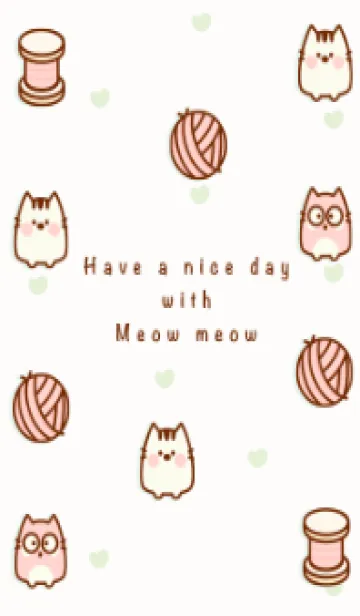 [LINE着せ替え] Baby meow meow theme 23の画像1