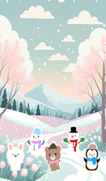 [LINE着せ替え] 可愛い北欧風着せかえ(Winter-38)の画像1