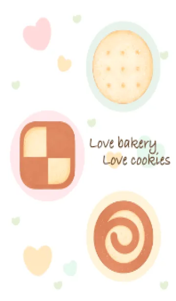 [LINE着せ替え] Cute bakery Cute cookies 37の画像1