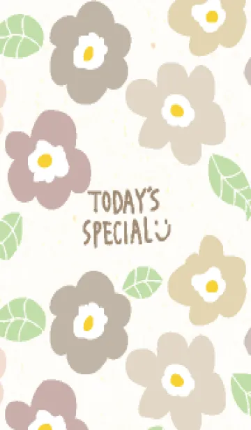 [LINE着せ替え] かわいい花と葉っぱ20の画像1