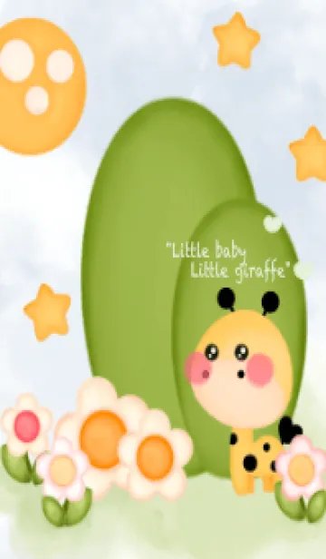[LINE着せ替え] Baby giraffes 76の画像1