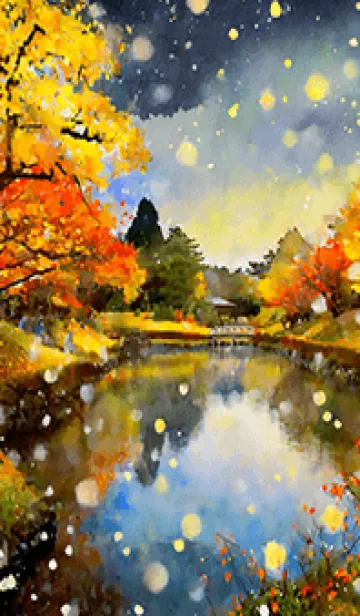 [LINE着せ替え] 優美な秋の風景の着せかえ(Autumn-188)の画像1