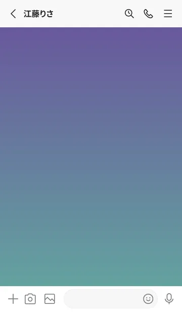 [LINE着せ替え] 桔梗色★くすみグリーン.TKCの画像2