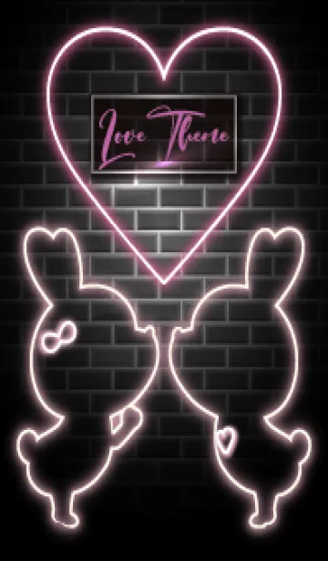 [LINE着せ替え] LOVE THEME -NEON- 27の画像1