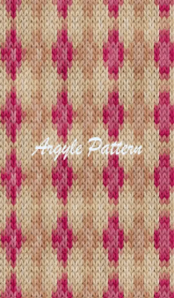 [LINE着せ替え] argyle pattern embroidery 10の画像1